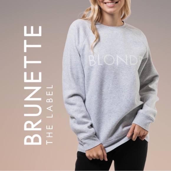 Brunette The Label Sweaters - BRUNETTE THE LABEL | NWOT Blonde L/XL Crewneck